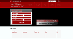 Desktop Screenshot of alanyarentacar.com